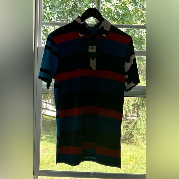 G/Fore Men’s Red,White & Blue Camo And Striped Polo Shirt-Various Sizes NWT🇺🇸 - Picture 11 of 11